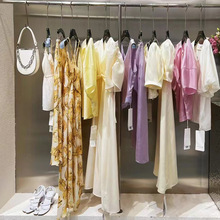 杭州四季青夏季新款轻奢气质连衣裙设计感高级高端女装批发货源