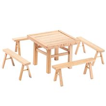 小鲁班积木榫卯结构中国桌椅模型手工古建筑拼装益智套装儿童玩具