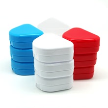 牙齿矫正器牙盒收纳盒保持器盒假牙盒止鼾器盒塑胶白盒红盒牙套盒