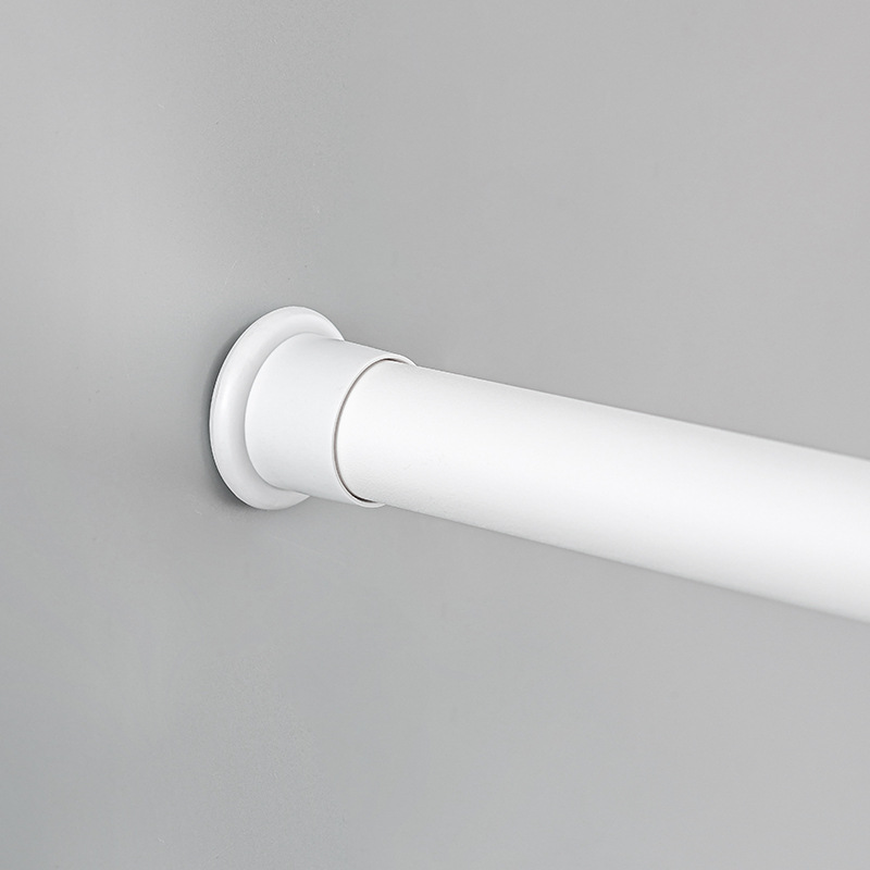 免打孔安装窗帘杆子可伸缩加厚窗帘罗马杆一整套单双杆支架固定架