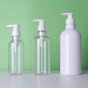 300ml500ml洗发水瓶现货透明pet塑料瓶按压式沐浴露分