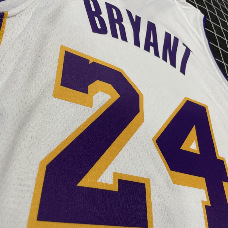 湖人队24号科比布莱恩特球衣 8号黑曼巴经典黄色白色 经典常规黄