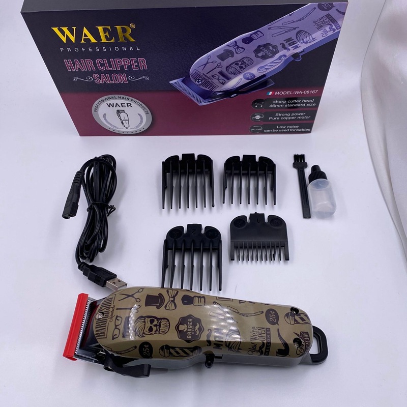 cross-border personalized popular barber scissors rechargeable haircut push internet celebrity household electric hair clipper hair clipper factory wholesale