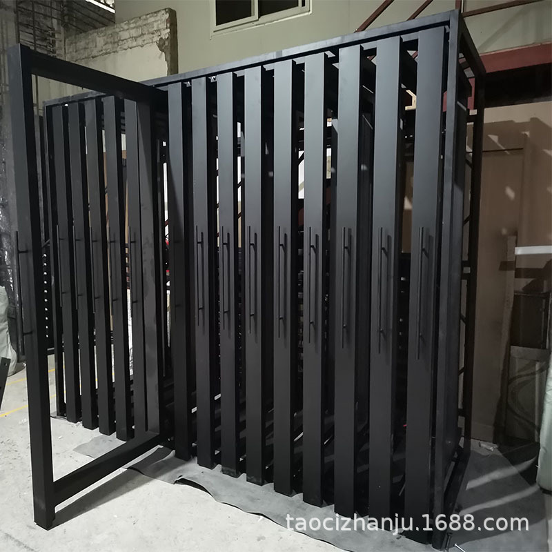 木门门扇展架抽拉样品门房门款式房门展示架带门套抽拉落地式展示