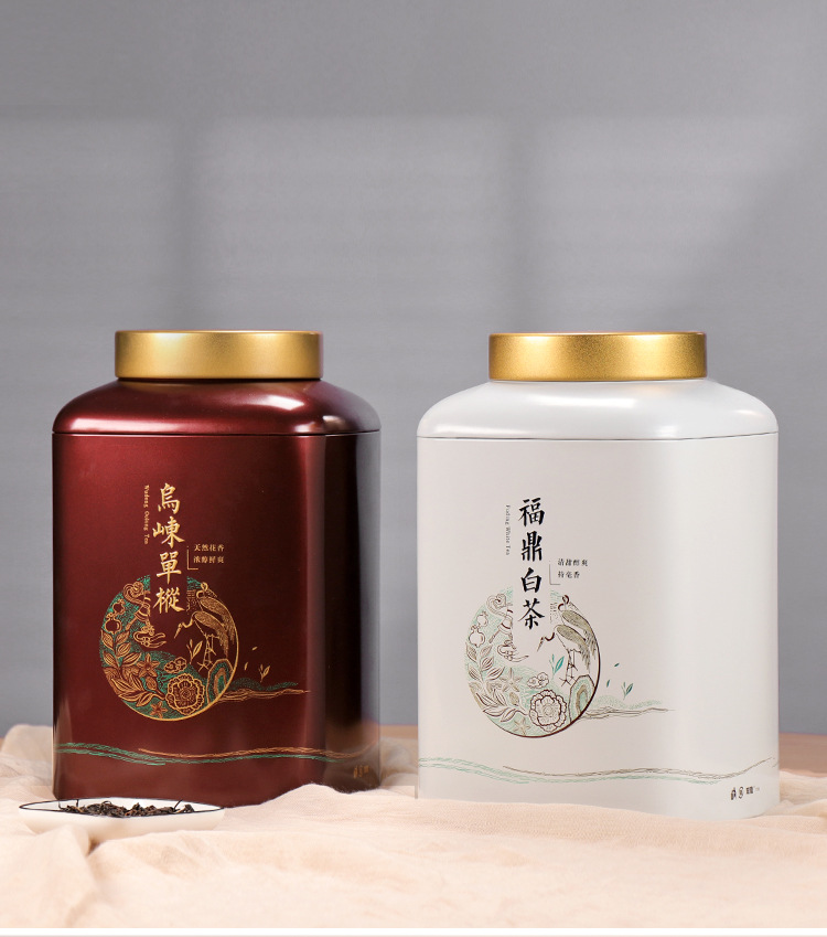 茶叶罐厂家货源大号密封金属茶叶罐雕刻茶罐茶叶包装铁罐现货批发