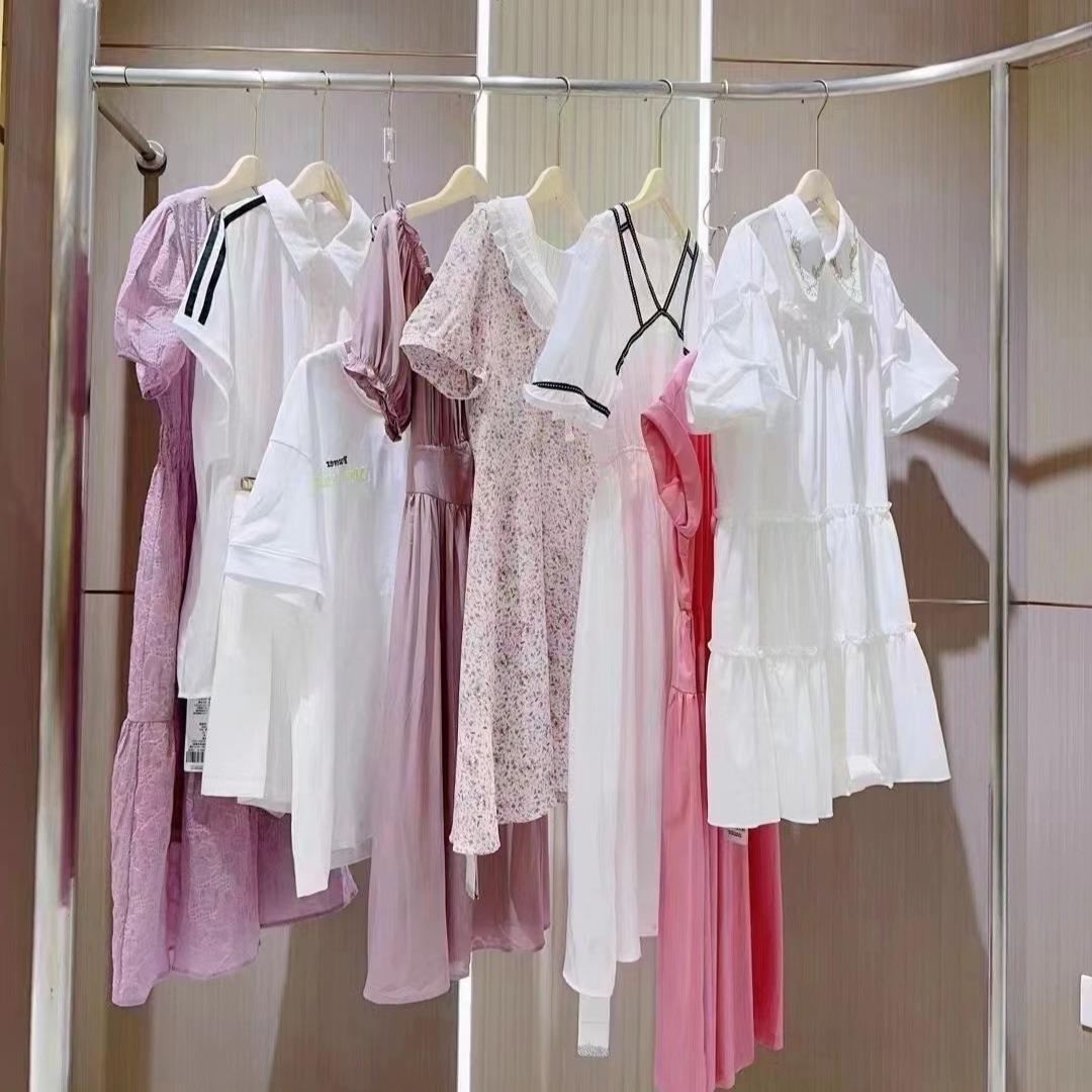 夏装女装批货十三行茵曼品牌撤柜尾款清货女装可挑款连衣裙批发