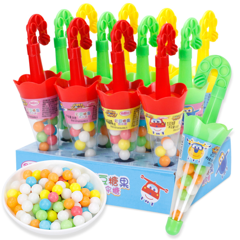 金稻谷30克雨伞糖玩具糖果儿童零食创意糖玩散装批发高颜值可爱