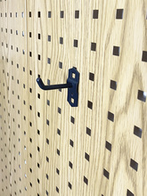 黑色金属方孔洞洞板工具收纳架子工具墙壁挂冲孔板配件挂板挂钩