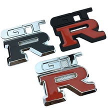 新GTR车标贴标战神个性改装3D车身贴后尾标后备箱贴叶子板侧车标