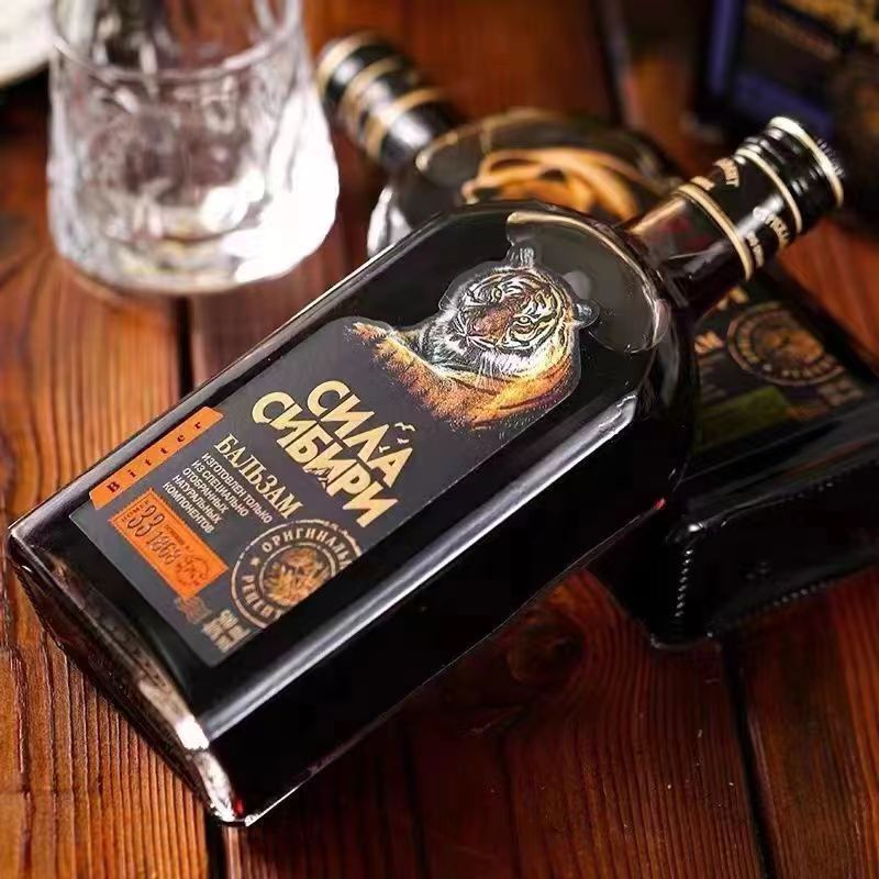 俄罗斯原装进口虎头牌酒蜜町酒小瓶 网红伏特加酒500ml俄罗斯酒