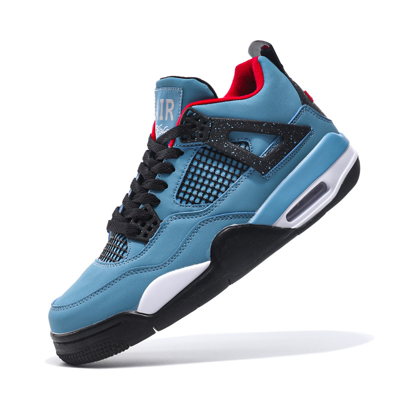 莆田鞋工厂批发有标纯原aj4红蓝鸳鸯乔4热熔岩男女运动鞋篮球鞋