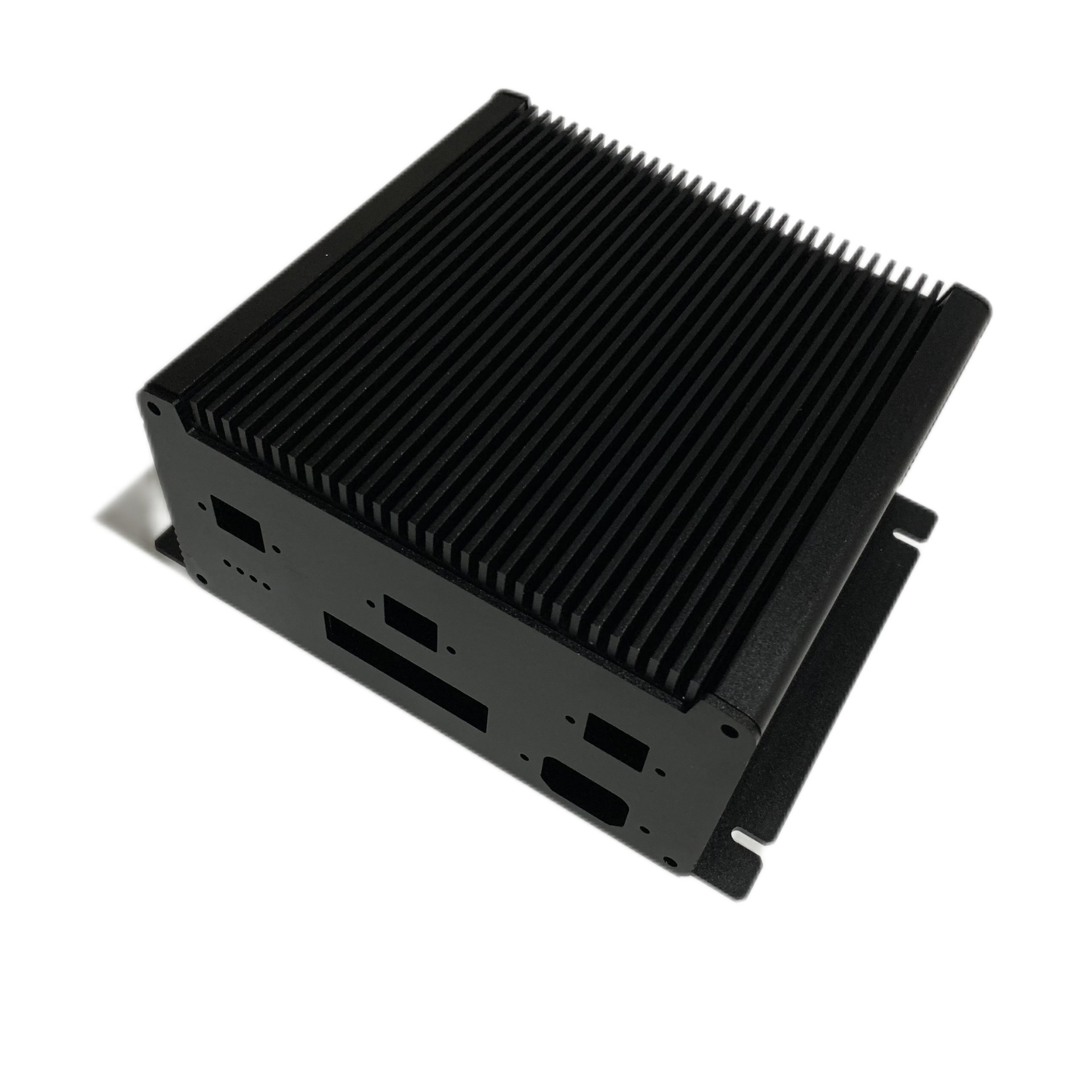 工控电脑铝壳软路由器微型工业嵌入式工控机迷你电脑主机铝壳