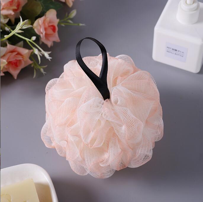 Bath Foaming Net Ball Shower Gel Foaming Bath Ball Bathroom Bath Rubbing Shower Flower plus-Sized 40G Wholesale