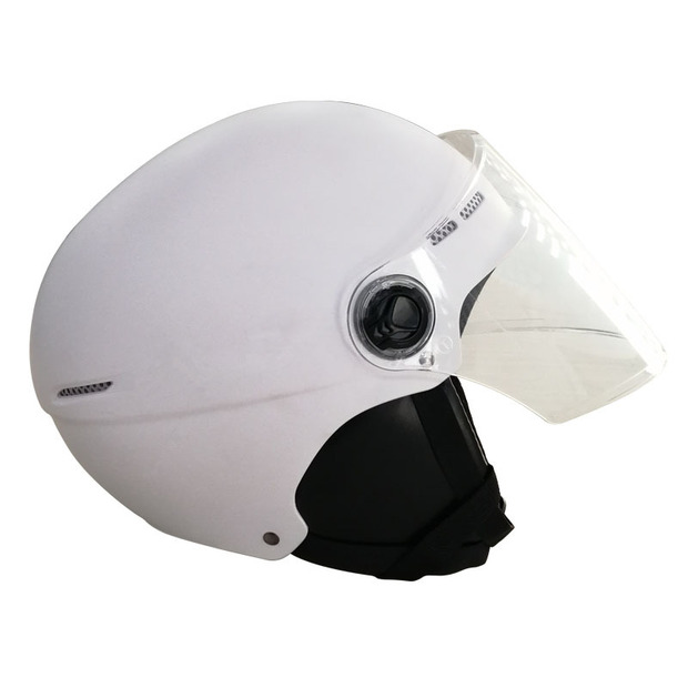 新款骑行头盔电动车头盔abs eps冬夏两用男女款保暖性高带镜片