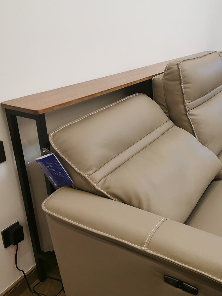 批发功能电动沙发后置物架实木长条靠墙落地床头后背窄缝隙架子暖