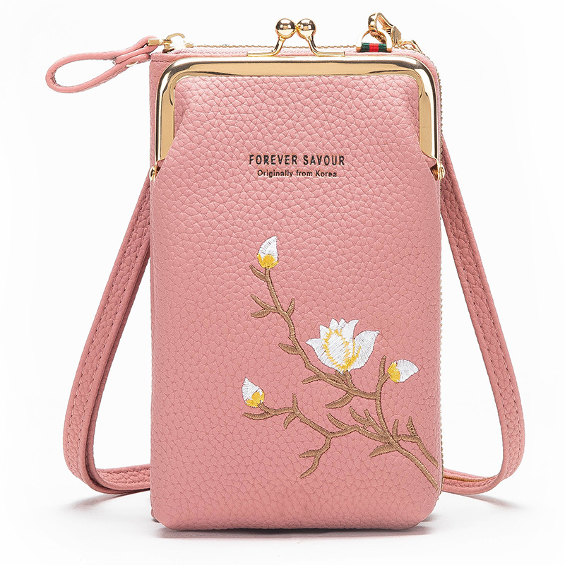 Cell Phone Bag Wholesale New Summer Large-Capacity Crossbody Bag Small Female Niche Embroidered Ins Wallet Ladies Fashion