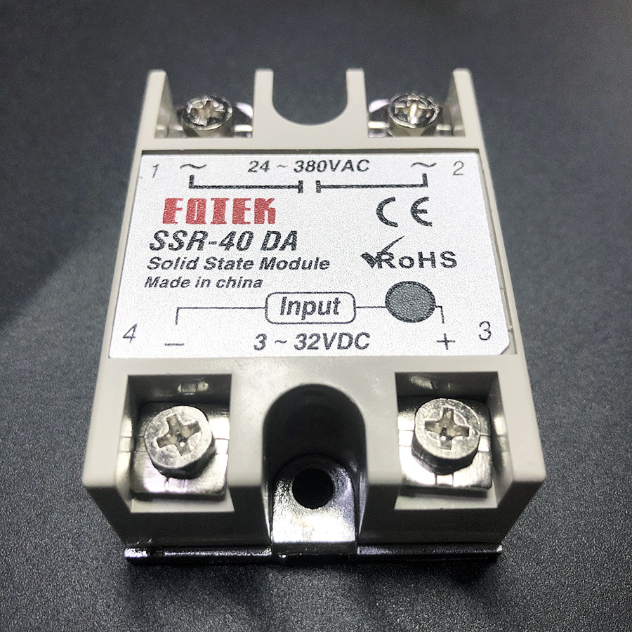 ssr-40da/25da/50da 固态继电器 24v-380v 40a 250v直流控交流