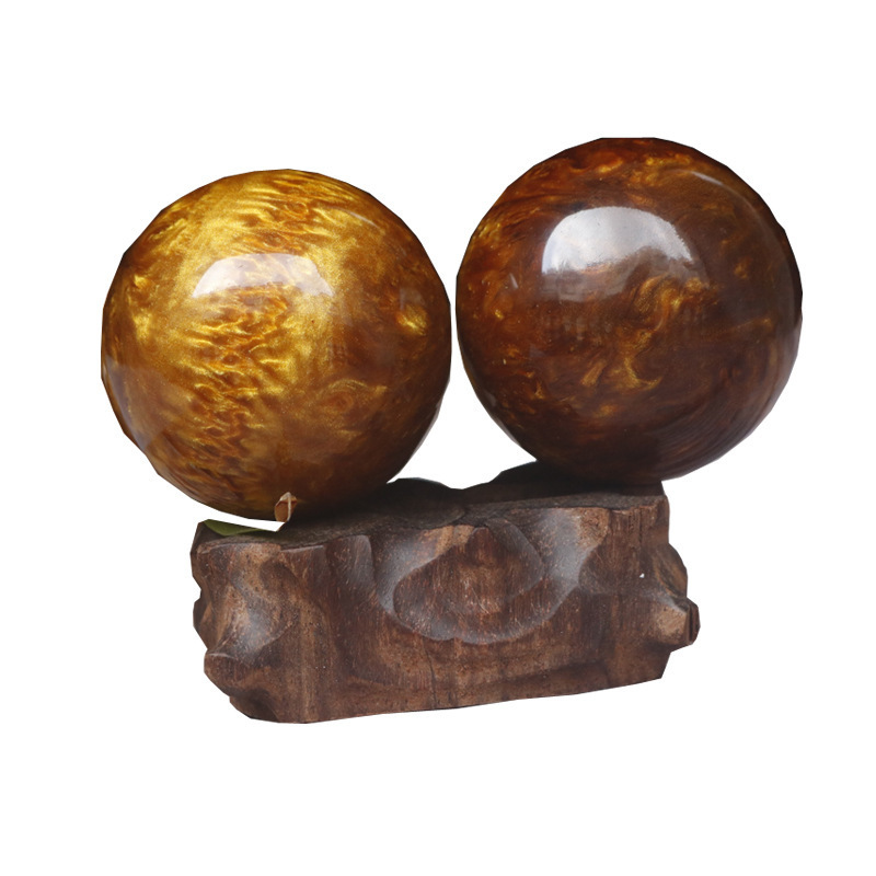 金丝海柳手球手握球仿蜜蜡球中老年人文玩按摩练手球送长辈-阿里巴巴