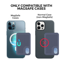 适用苹果12卡包iPhone13全尺寸Magsafe支架原装强力磁吸硅胶卡包