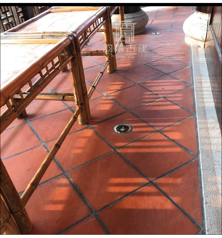 厂家红砖地砖 庭院红砖 六角红砖 闽南红砖地面铺地红砖 粘土红砖