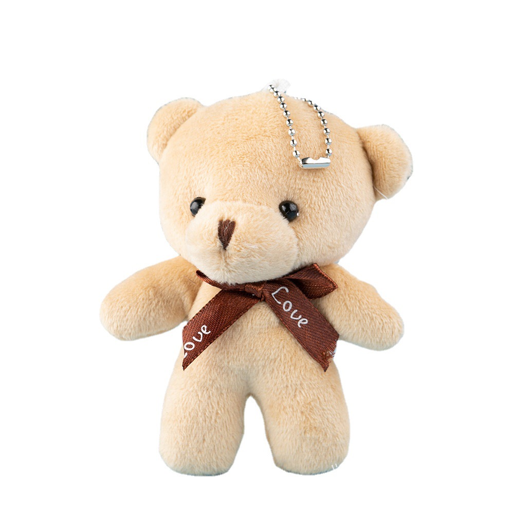 Plush Doll Siamese Bear Plush Toy Xiaodi Bear Keychain Pendant Bag Clothing Small Gift Wholesale