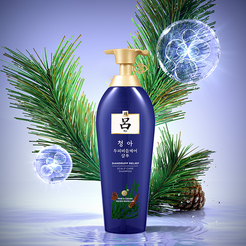 蓝吕洗发水920ml舒盈清润净澈去屑韩国止痒官方旗舰店ryo无硅油