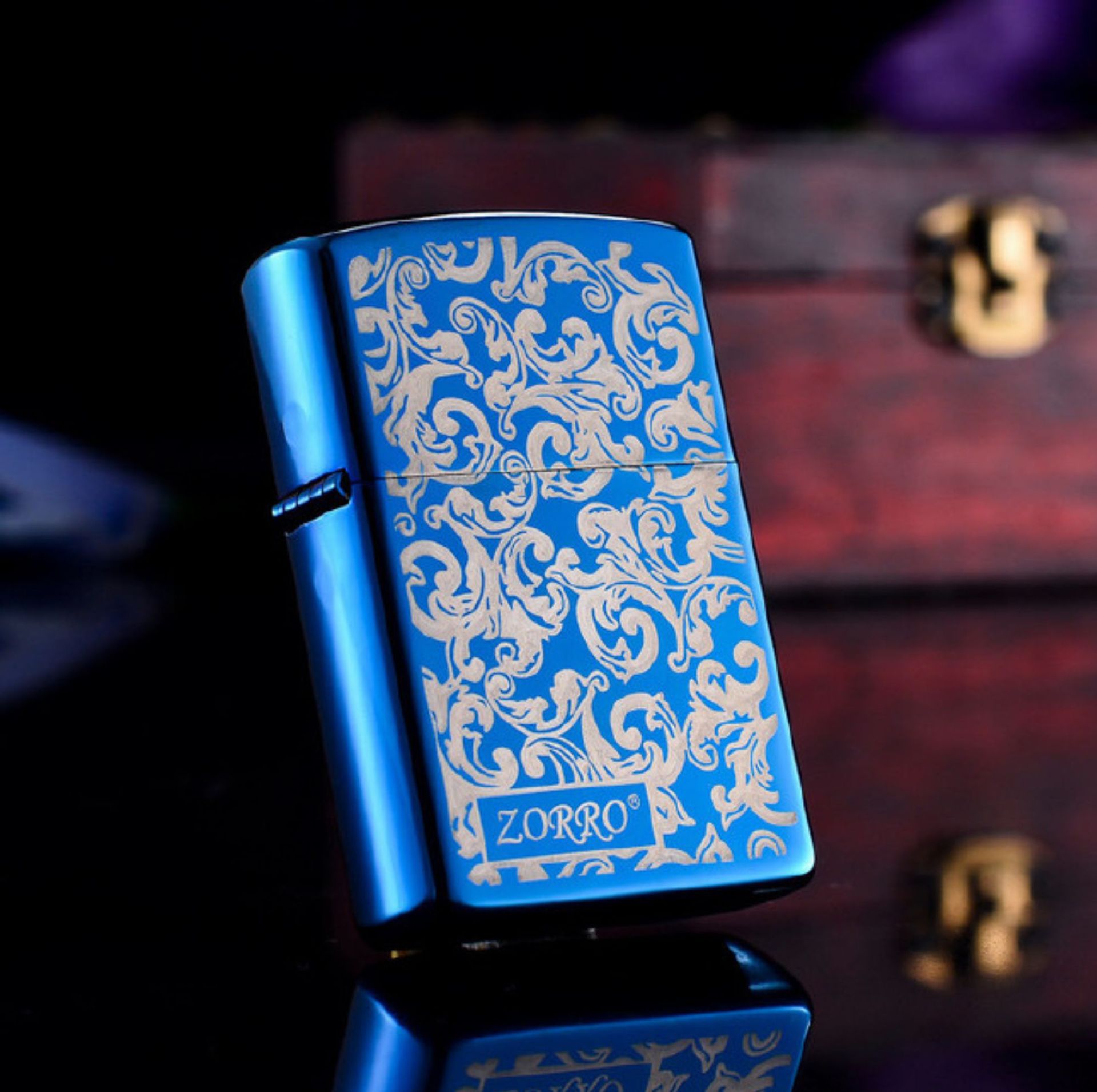 深圳龙华板田金属打火机激光雕刻 激光打标logo 激光镭雕各种花纹