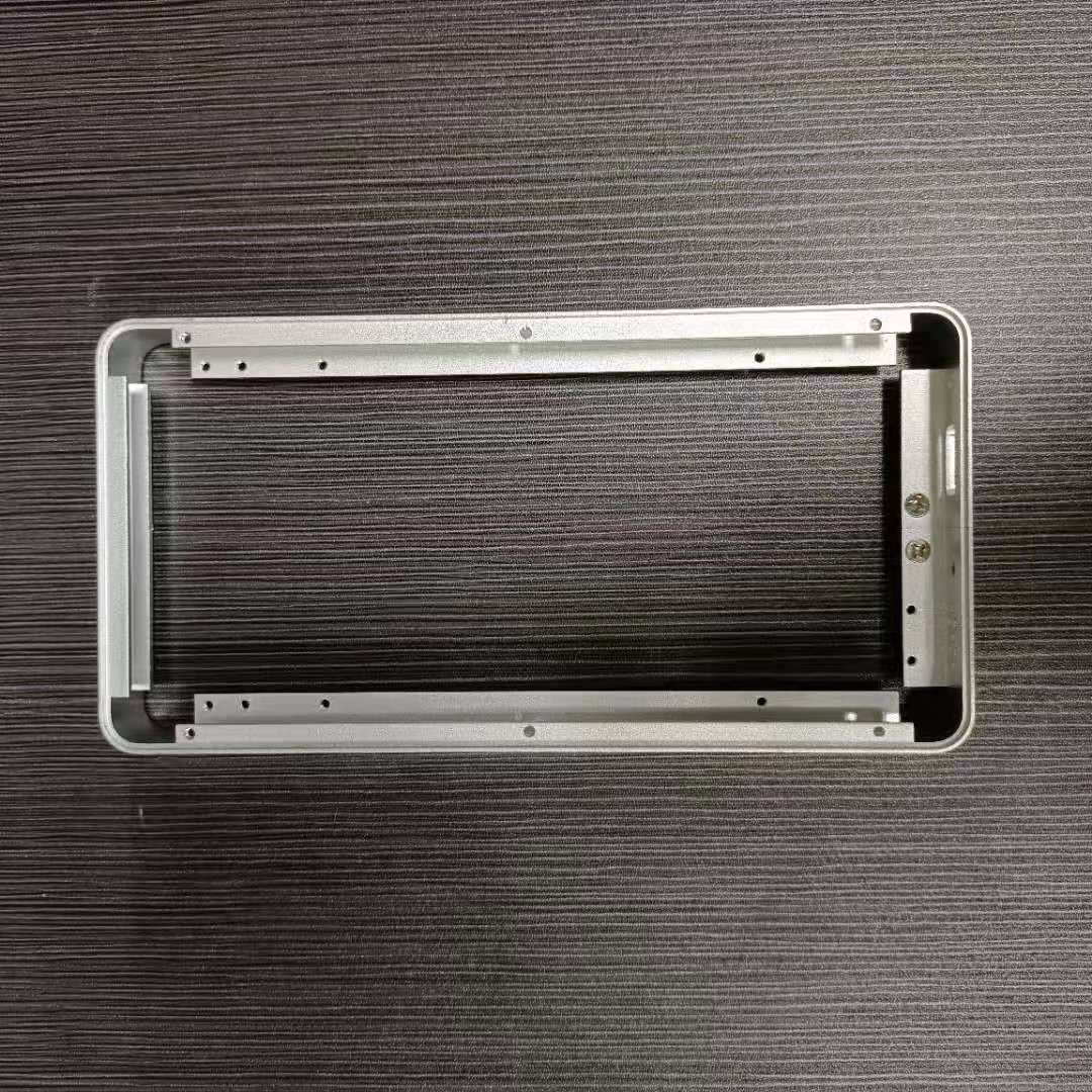 铝合金边框 led显示屏 小型显示器边框 一体成型 一体折弯 深氧化