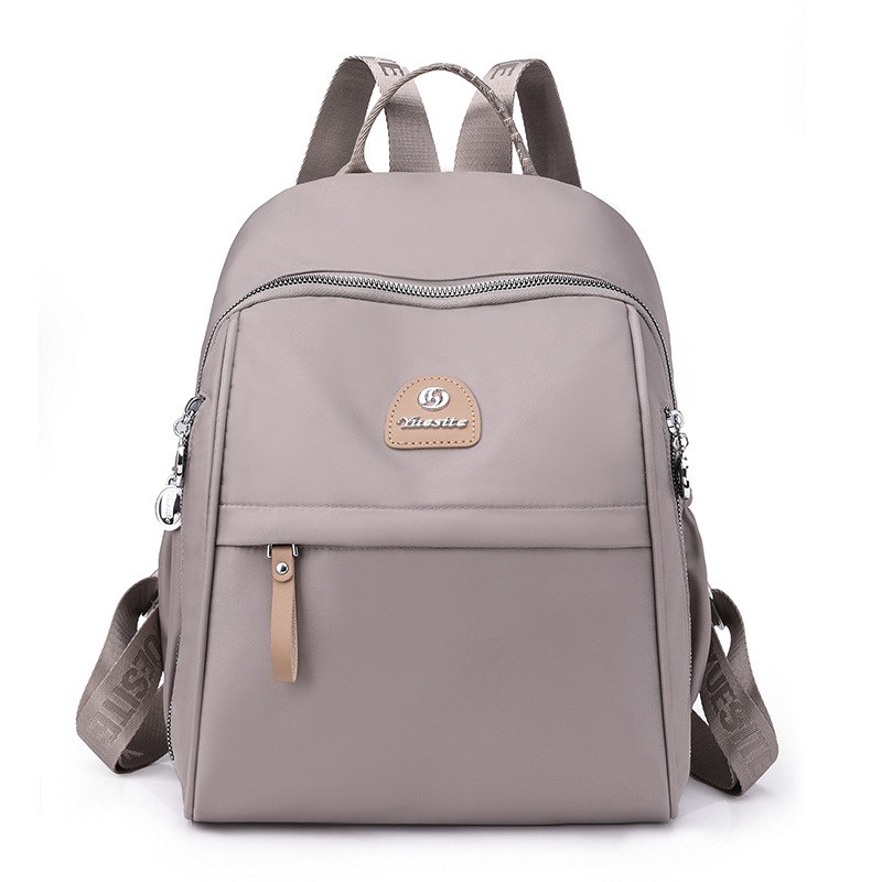 Bag Women's New High-Grade Lightweight Oxford Cloth Backpack Trendy Fashion Travel Bag
