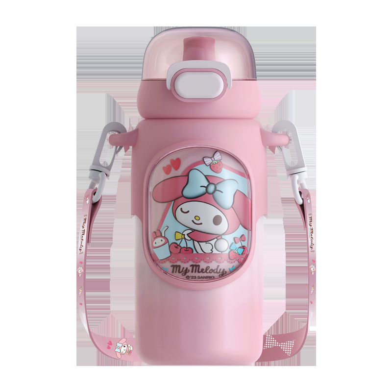 Sanrio Dudu Vacuum Cup Cartoon Cute Internet Celebrity Children's Straw Cup 316 Stainless Steel Water Cup Wholesale