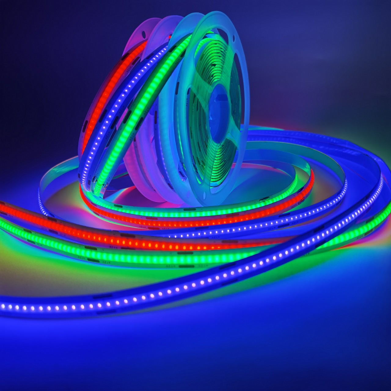 低压cob软灯带 led贴片灯带 自粘发光条线条灯无暗区可调光软灯条