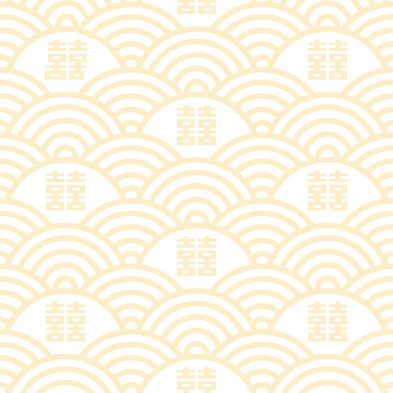 新中式中国复古风格墙纸仿古典书法字画背景酒店饭店餐厅囍字壁纸