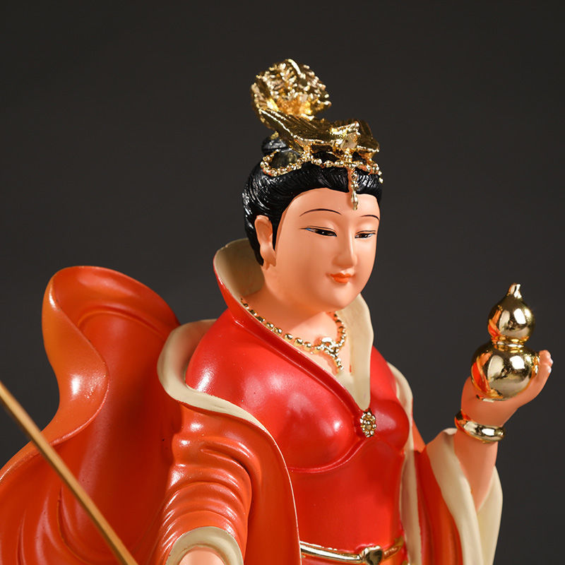 九天玄女神像兵法女神玄天圣母踏凤九天玄女像树脂神像风水摆件