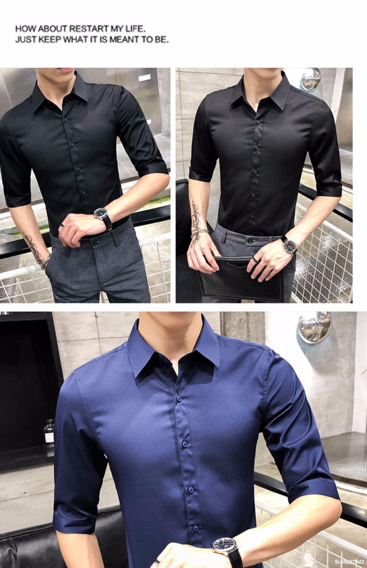 休闲白衬衣男士韩版修身潮流帅气商务正装加绒保暖西装寸长袖衬衫