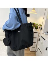尼龙轻便大容量休闲韩系健身包电脑包上课通勤旅行手提单肩包学生