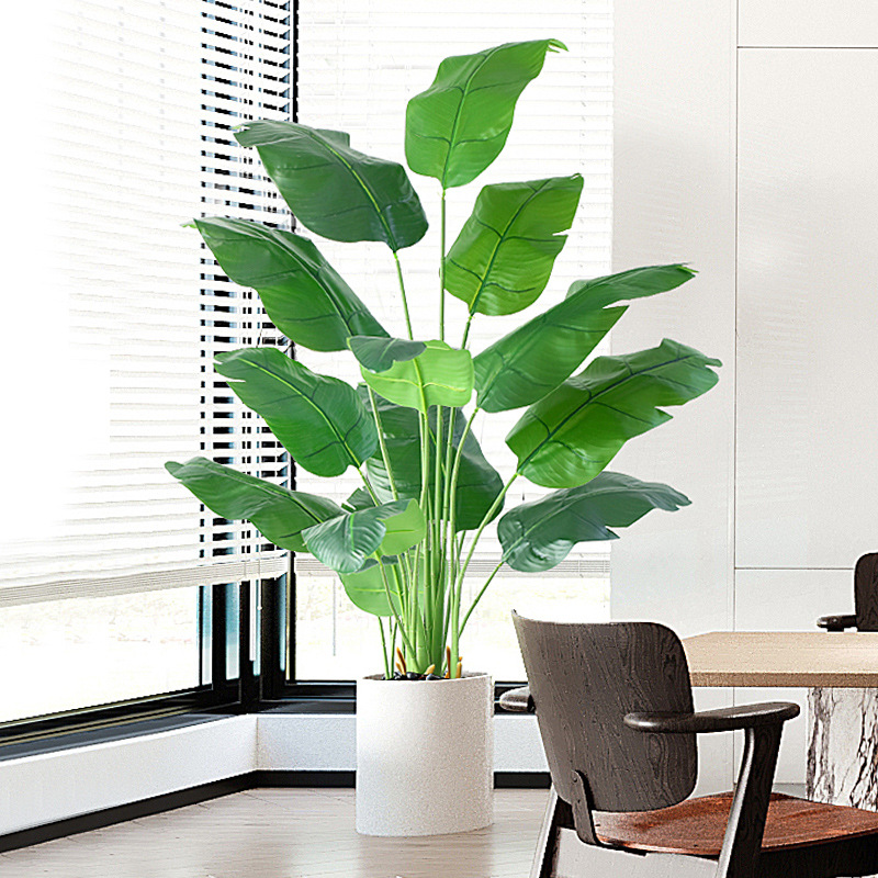 仿真绿植旅人蕉假植物天堂鸟仿真花摆件室内北欧大型仿生绿植盆栽