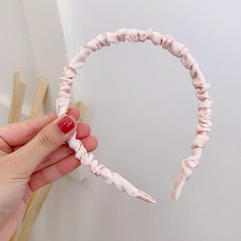 Headband Women's All-Match Outing Hairpin for Hair Washing 2021 New Online Influencer Headdress Hairband Non-Slip Hair Band