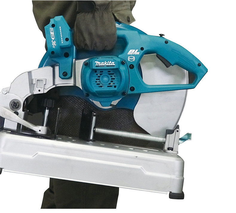 正品牧田makita 36v锂电充电式型材切割机dlw140pt2切割机18v锂电