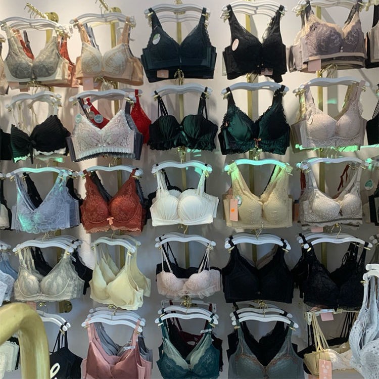 清仓特价内衣无钢圈聚拢型蕾丝花边款半件围文胸摆摊直播实体活动