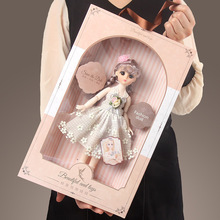 盒装女生巴比娃娃礼盒套装批发女孩玩具3-5岁换装公主玩偶洋娃娃