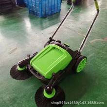 鸿泰手推式自动扫地机工业商用无动力洗扫喷雾三合一手推式扫地机
