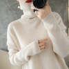 High collar Cardigan 100 Solid wool Base coat Socket Sweater Internal lap 20 new pattern Pile collar sweater High collar Cardigan 100 Solid wool Base coat Socket Sweater Internal lap 20 new pattern Pile collar sweater