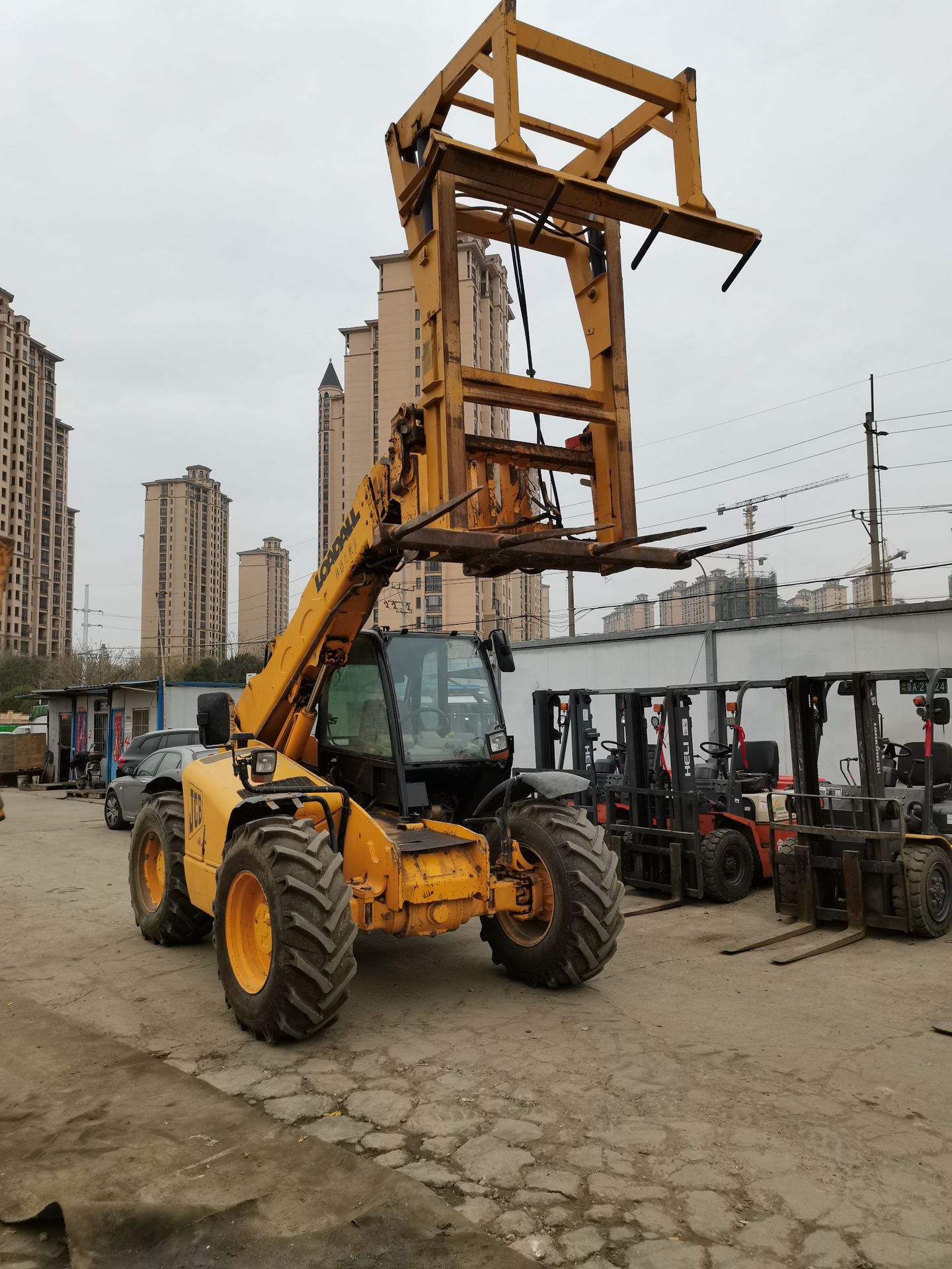 出售二手杰西博jcb535-95伸缩臂叉装车 叉车