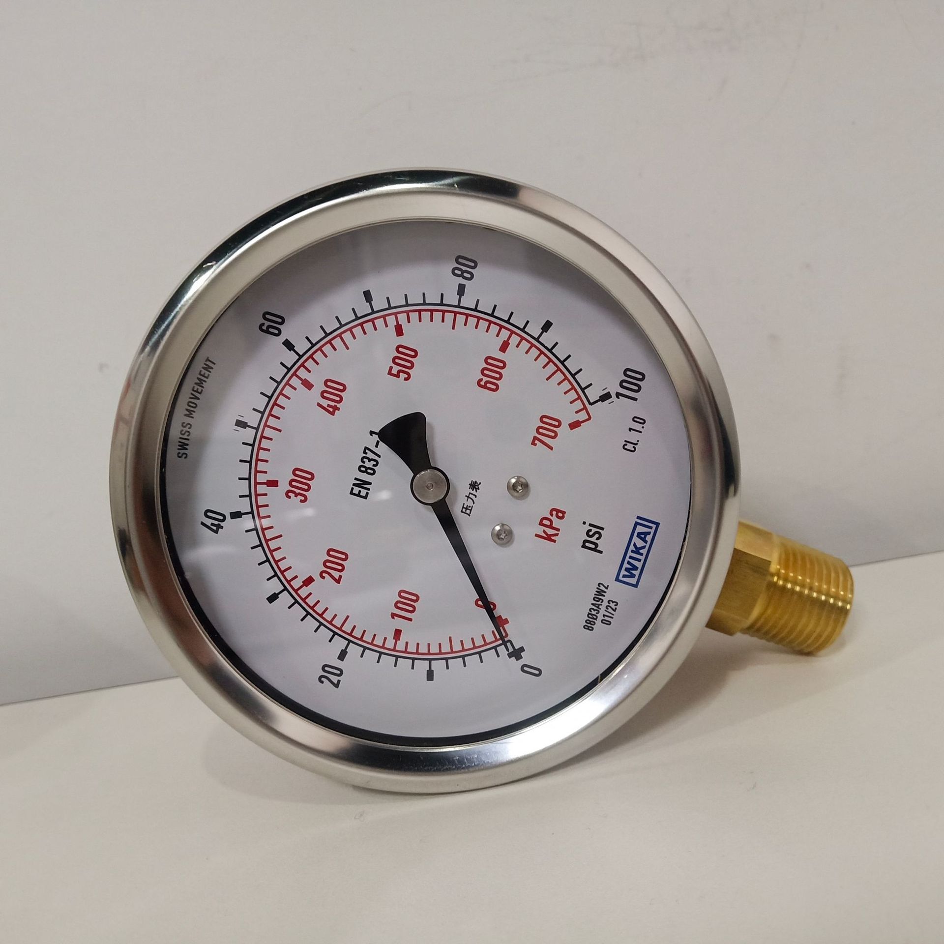 德国wika径向压力表213.53.