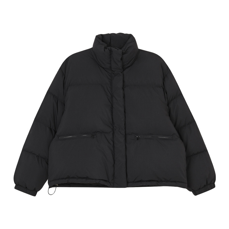 TG Stand-up Collar down Jacket Female 2023 Winter New Loose and Warm Thick Coat 21613(18376 Same Style)