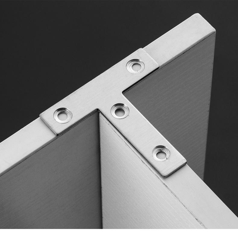 不锈钢角码90度直角固定器l型t型三角铁支架层板托家具五金链接件