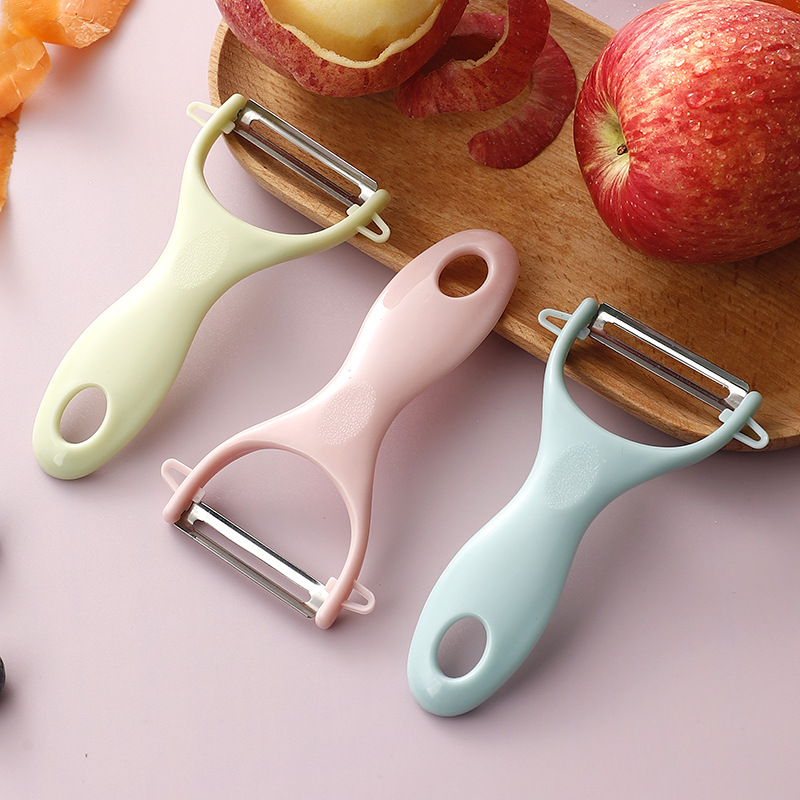 Stainless Steel Peeler Peeling Peeler Melon and Fruit Beam Knife Printed Logo Gift Potato Apple Peeler Fruit Knife