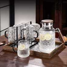 玻璃冷水壶凉水壶家用耐高温凉白开水杯子防爆大容量装水茶壶套装
