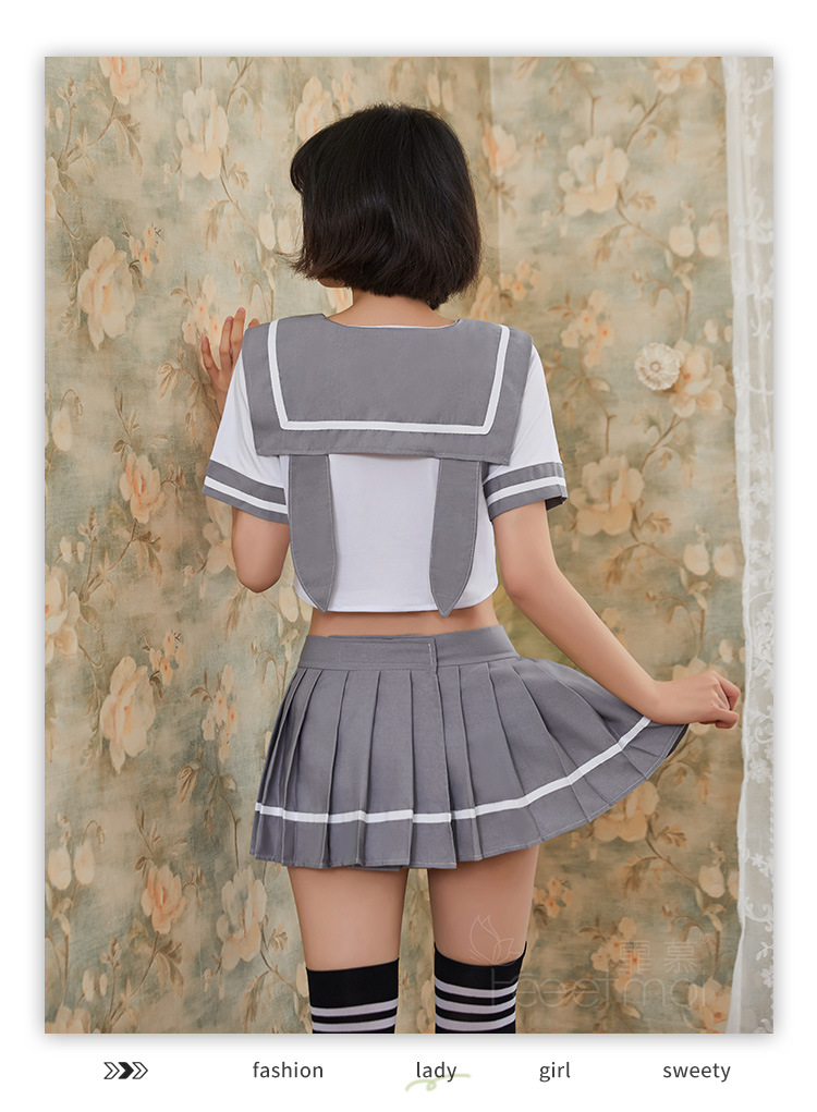 霏慕情趣内衣女jk制服诱惑激情角色扮演日系水手软萌学生套装7941