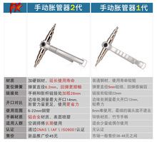 4IQO批发铜管胀管器手动扩管器扩口6-22mm9空调安装维修制冷专用